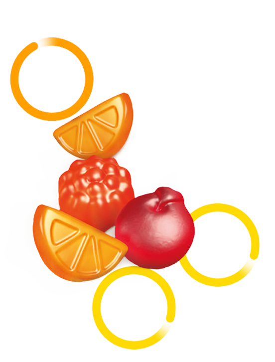 Supradyn Immune Kids gumivitamin összetevők
