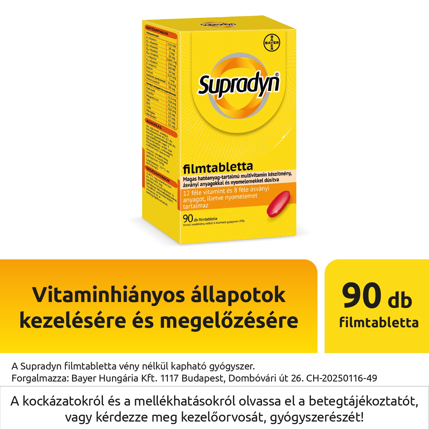 Supradyn filmtabletta
