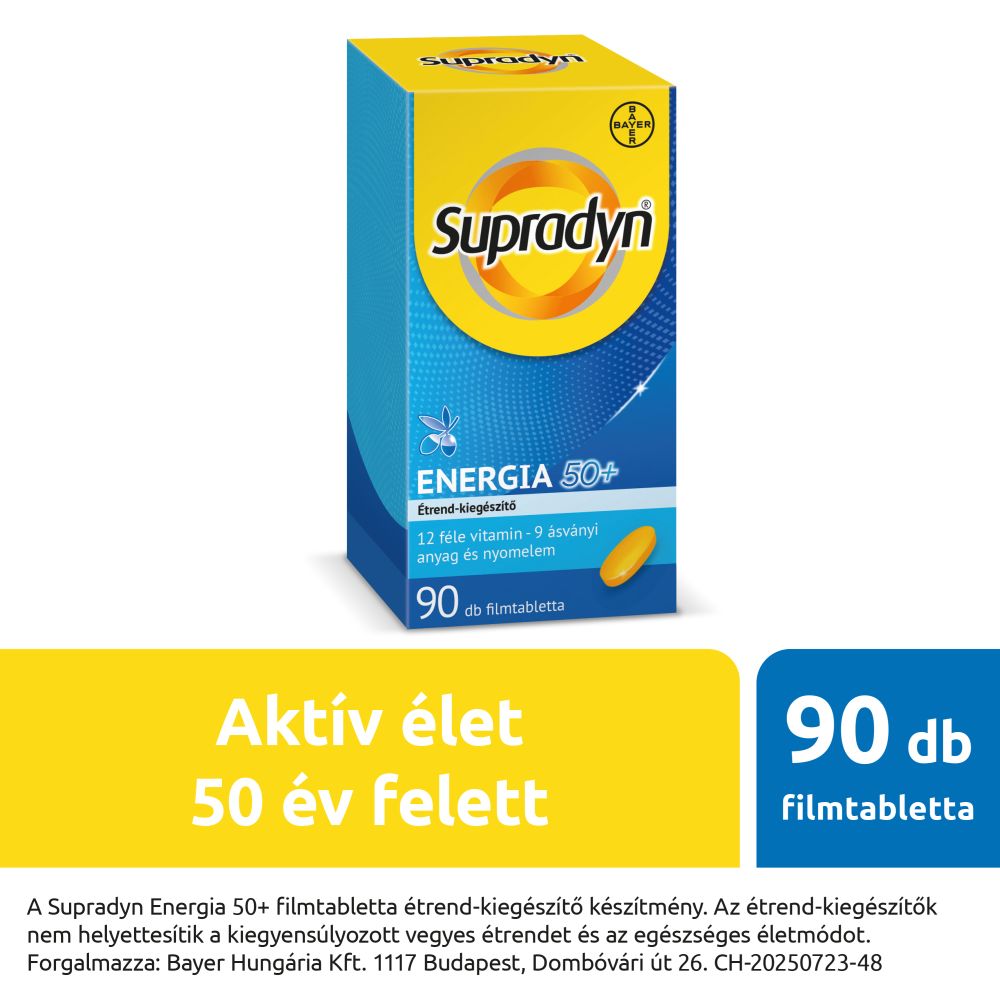 Supradyn Energy 50+ filmtabletta